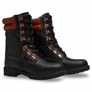 Timberland PREMIUM 10 IN TALL LACE WATERPROOF LEATHER SUPER BOOT Men’s -BLACK FULL GRAIN W RUST