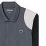 LACOSTE - ULTRA DRY COLOR-BLOCK SPORT POLO SHIRT Men’s -GREY/GREY /BLACK