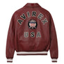 AVIREX ICON LEATHER JACKET Men’s -OXBLOOD/BORDEAUX