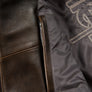 PELLE PELLE UNRIVALED ANNIVERSARY 1978 LEATHER JACKET Men’s -BROWN ABRASION /BROWN /GOLD /IVORY