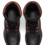 Timberland PREMIUM 10 IN TALL LACE WATERPROOF LEATHER SUPER BOOT Men’s -BLACK FULL GRAIN W RUST