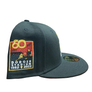 NEW ERA 5950 CUSTOM FITTED-LA DODGERS /BLACK WHITE/RED