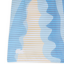 Lacoste MID LENGHT STRIPED TRUNKS SWIMWEAR Short Men’s -WHITE-BEIGE-LIGHT BLUE-3IY