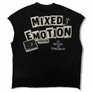MIXED EMOTION "Newspaper" Sleeveless Tee