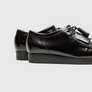 Clark’s WALLABEE BOOT LOW Men’s - BLACK HI SHINE LEATHER