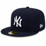 NEW ERA 5950 SIDE SCRIPT -NEW YORK YANKEE/ NAVY WHITE