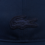 LACOSTE CROCODILE BADGE COTTON TWILL CAP-NAVY BLUE -166