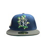 NEW ERA 5950 CUSTOM FITTED-NEW YORK YANKEE/NAVY BROWN