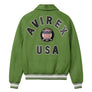 AVIREX ICON LEATHER JACKET Men’s -MOSS/VERT/MOUSSE /GREEN