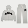 GODSPEED SYMMETRIC STUDDED SWEATSUIT-GREY