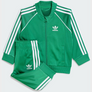 ADIDAS ORIGINAL SUPERSTAR TRACKSUIT TODDLER- Kid's - GREEN WHITE