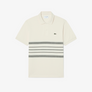 LACOSTE - MADE IN FRANCE CLASSIC FIT STRIPED POLO SHIRT Men’s -BEIGE