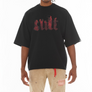 Cult of Individuality OVERSIZED SHORT SLEEVE CREW NECK TEE FLAME LOGO Men’s -