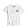 G-Star RAW BURGER BACK PRINT R T / Men’s - WHITE