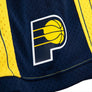 MITCHELL & NESS - NBA SWINGMAN -SHORTS - PACERS - 99 - MENS -YELLOW NAVY BLUE