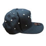 NEW ERA 950 A-FRAME PRE-CURVED RHINESTONE SNAPBACK NEW YORK YANKEES-BLACK/WHITE