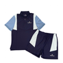 SERGIO TACCHINI ANGOLO POLO SHORT SET- Men’s - MARITIME BLUE