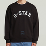 G-Star RAW APPLIQUÉ R SWEATER / Men’ -DK BLACK
