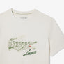 LACOSTE RENE PRINT TENNIS HERITAGE T-SHIRT Men’s -WHITE-NYV