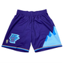MITCHELL & NESS - NBA SWINGMAN -SHORTS JAZ 1996 MENS -PURPLE