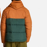 TIMBERLAND INSULATED PUFFER JACKET Men’s -LEATHER BROWN /DARK FOREST GREEN
