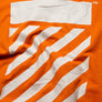 L/AB by Off-White off diag Hoodie -orange tiger