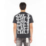 Cult of Individuality SHORT SLEEVE CREW NECK TEE OLD ENGLISH LOGO Men’s -STEEL BLACK