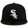 NEW ERA 5950 CHICAGO WHITE SOX ‘ - BLACK WHITE
