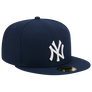 NEW ERA 5950 CUSTOM FITTED-NEW YORK YANKEE/COLOR BASIC / NAVY WHITE