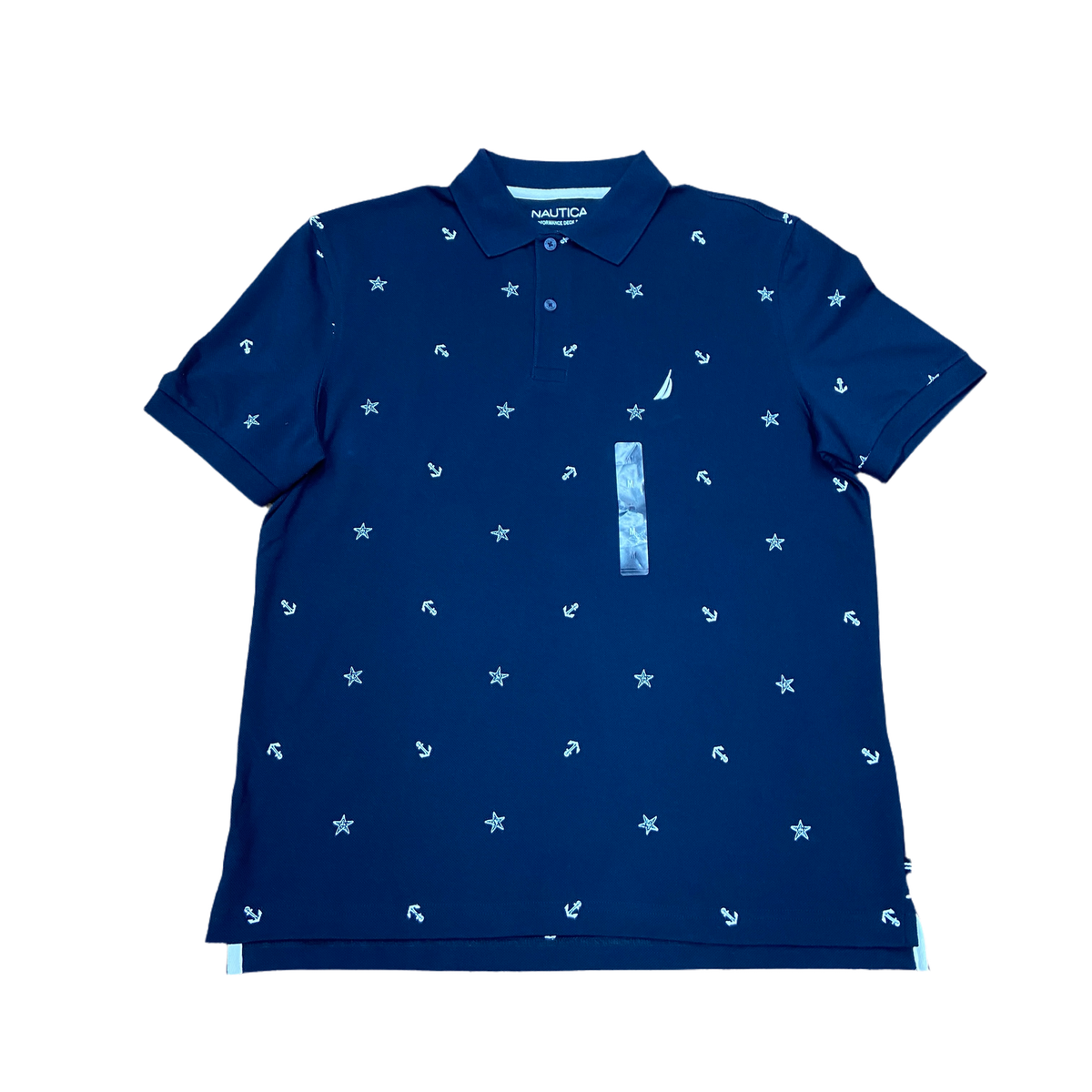 Nautica LOGO POLO SHIRT Men's-4NV NAVY
