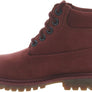 Timberland 6IN L/F FLD BT Toddler’s - BURGUNDY NUBUCK