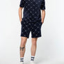 SERGIO TACCHINI COSIMO VELOUR T-SHIRT SHORT SET-Men’s -MARITIME BLUE