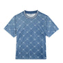 SERGIO TACCHINI COSIMO VELOUR T-SHIRT SHORT SET-Men’s -FADED DENIM