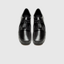 Clark’s WALLABEE BOOT LOW Men’s - BLACK HI SHINE LEATHER