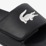 LACOSTE SERVE SLIDES 0 S 1261 CMA MENS -BLACK/WHITE