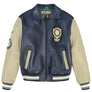 AVIREX WORLD SERIES NEW YORK 1939 LEATHER JACKET Men’s -NAVY BLUE SERGE