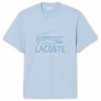 LACOSTE PRINTED COTTON CREW NECK T-SHIRT Men’s -LIGHT BLUE-HBA