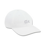 LACOSTE CROCODILE BADGE COTTON TWILL CAP-WHITE-001