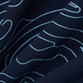 LACOSTE BIG CROCODILE PRINTED CREW NECK T-SHIRT Men’s -NAVY BLUE