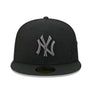 NEW ERA 5950 SIDE SCRIPT -NEW YORK YANKEE/ BLACK