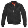 Schott N.Y.C NYLON FLIGHT JACKET SATIN MA -1 MENS-BLACK