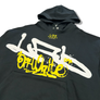 L/AB by Off-White Graffiti Hoodie -Black
