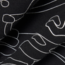 LACOSTE BIG CROCODILE PRINTED CREW NECK T-SHIRT Men’s -BLACK