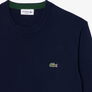LACOSTE CREW NECK COTTON SWEATER - Men’s /NAVY BLUE