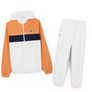 LACOSTE REGULAR FIT COLORBLOCK HOODIE TRACKSUIT- Men’s-WHITE-ORANGE/NAVY-46C
