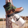 Timberland HERITAGE LACE PREMIUM 6 IN WATERPROOF BOOT Men’s -MEDIUM BROWN FULL GREEN