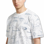 G-Star RAW AOP RELAXED R T TEE Men’s-MILK BOAT BLUEPRINT
