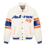 AVIREX NEW YORK KNICKS LEATHER JACKET Men’s -SNOW WHITE /BLANCHE