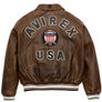 AVIREX ICON LEATHER JACKET Men’s -VINTAGE BROWN/MARRON