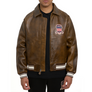 AVIREX ICON LEATHER JACKET Men’s -VINTAGE BROWN/MARRON